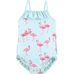 image:imageHudson Baby Unisex Baby and Toddler Swimsuit MermaidMint Flamingo Baby