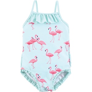 image:imageHudson Baby Unisex Baby and Toddler Swimsuit MermaidMint Flamingo Toddler