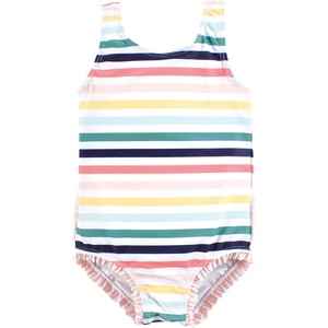 image:imageHudson Baby Unisex Baby and Toddler Swimsuit MermaidSunset Stripe Toddler