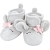 image:imageHudson Baby Baby Animal Fleece Booties 2packGray Elephant Lamb