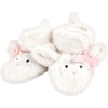 image:imageHudson Baby Baby Animal Fleece Booties 2packGray Elephant Lamb