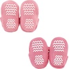 image:imageHudson Baby Baby Animal Fleece Booties 2packPink Owl Fox