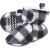 image:imageHudson Baby Baby Animal Fleece Booties 2packRed Black White Plaid