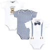 image:imageHudson Baby Infant Boy Cotton Bodysuits Gentleman Bear Suspender 36 Months