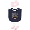 image:imageHudson Baby Unisex Baby Cotton Layette SetGirl Daddy Pink Navy