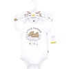 image:imageHudson Baby Cotton Bodysuits Dreamy Teddy 1824 Months
