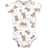image:imageHudson Baby Cotton Bodysuits Dreamy Teddy 912 Months