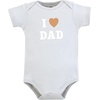 image:imageHudson Baby Cotton Bodysuits Neutral Abstract 912 Months