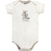 image:imageHudson Baby Girls Unisex Forest Animals 5Pack Bodysuits 03 Months 100 Cotton