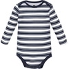 image:imageHudson Baby babyboys Cotton Longsleeve Bodysuits 3packBurgundy Heartbreaker