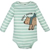 image:imageHudson Baby babyboys Cotton Longsleeve Bodysuits 3packCozy Bear