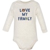 image:imageHudson Baby babyboys Cotton Longsleeve Bodysuits 3packCute Woodland