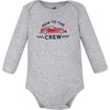 image:imageHudson Baby babyboys Cotton Longsleeve Bodysuits 3packRace Car Crew