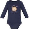 image:imageHudson Baby babyboys Cotton Longsleeve Bodysuits 3packVarsity Lion Cub