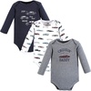image:imageHudson Baby Unisex Baby Holiday Cotton BodysuitsCars