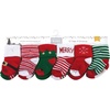 image:imageHudson Baby Baby 8pack Cotton Rich Newborn and Terry Socks12 Days of Christmas