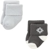 image:imageHudson Baby Baby 8pack Cotton Rich Newborn and Terry SocksAztec 12pack