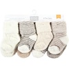 image:imageHudson Baby Baby 8pack Cotton Rich Newborn and Terry SocksBeige Stripe 8 Pack