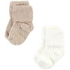image:imageHudson Baby Baby 8pack Cotton Rich Newborn and Terry SocksBeige Stripe 8 Pack