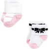 image:imageHudson Baby Baby 8pack Cotton Rich Newborn and Terry SocksBows 12pack