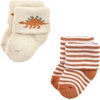 image:imageHudson Baby Baby 8pack Cotton Rich Newborn and Terry SocksDinosaur Explorer