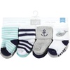 image:imageHudson Baby Baby 8pack Cotton Rich Newborn and Terry SocksMint Whale