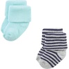 image:imageHudson Baby Baby 8pack Cotton Rich Newborn and Terry SocksMint Whale