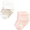 image:imageHudson Baby Baby 8pack Cotton Rich Newborn and Terry SocksPink Cheetah