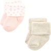 image:imageHudson Baby Baby 8pack Cotton Rich Newborn and Terry SocksPink Cheetah
