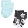 image:imageHudson Baby Baby 8pack Cotton Rich Newborn and Terry SocksSheep 8pack