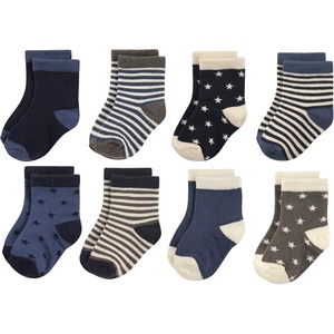 image:imageHudson Baby Baby 8pack Cotton Rich Newborn and Terry SocksStars