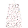 image:imageHudson Baby Infant Girls Long Sleeve Plush Faux Fur Sleeping Bag Wearable BlanketNeutral Pink Floral