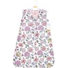 image:imageHudson Baby Infant Girls Long Sleeve Plush Faux Fur Sleeping Bag Wearable BlanketVintage Blossom