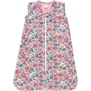 image:imageHudson Baby Infant Girls Long Sleeve Plush Faux Fur Sleeping Bag Wearable BlanketPink Blue Pretty Floral