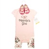 image:imageHudson Baby Unisex Baby Cotton Bodysuit Pant and Shoe SetFloral Bow