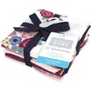 image:imageHudson Baby Unisex Baby Flannel Cotton Poly Washcloths Teddy Bears 12 Pack One SizeBlush Navy Floral 12pk