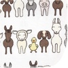 image:imageHudson Baby Unisex Baby Flannel Cotton Poly Washcloths Teddy Bears 12 Pack One SizeFarm Friends Grey 12pack