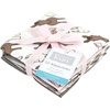 image:imageHudson Baby Unisex Baby Flannel Cotton Poly Washcloths Teddy Bears 12 Pack One SizeFarm Friends Pink 12pk
