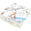 image:imageHudson Baby Unisex Baby Flannel Cotton Poly Washcloths Teddy Bears 12 Pack One SizeNeutral Woodland Pals 12pk