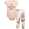 image:imageHudson Baby Unisex Baby Cotton Bodysuit Pant and Shoe SetFloral Bow