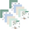 image:imageHudson Baby Unisex Baby Flannel Cotton Poly Washcloths Teddy Bears 12 Pack One SizeBoy Dino World 12pk