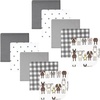 Farm Friends Grey 10-pack