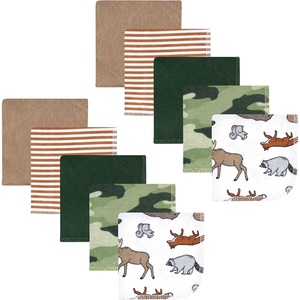 image:imageHudson Baby Unisex Baby Flannel Cotton Poly Washcloths Teddy Bears 12 Pack One SizeAnimal Adventure 10 Pack