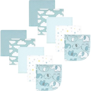 image:imageHudson Baby Unisex Baby Flannel Cotton Poly Washcloths Teddy Bears 12 Pack One SizeBoy New Elephant 10pk