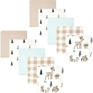 image:imageHudson Baby Unisex Baby Flannel Cotton Poly Washcloths Teddy Bears 12 Pack One SizeBoy Woodland Pals 10pk
