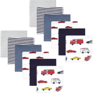 image:imageHudson Baby Unisex Baby Flannel Cotton Poly Washcloths Teddy Bears 12 Pack One SizeGoing Places 12 Pack