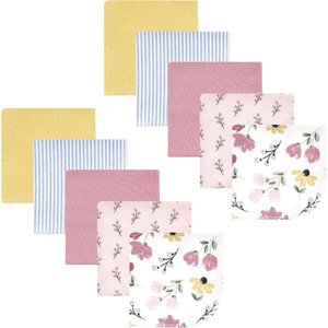 image:imageHudson Baby Unisex Baby Flannel Cotton Poly Washcloths Teddy Bears 12 Pack One SizeSoft Painted Floral 10 Pack