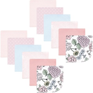 image:imageHudson Baby Unisex Baby Flannel Cotton Poly Washcloths Teddy Bears 12 Pack One SizeVintage Blossom 12 Pack