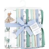 image:imageHudson Baby Unisex Baby Cotton Poly Flannel Burp Cloths Bundle Teddy Bears One SizeBoy Dino World