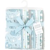 image:imageHudson Baby Unisex Baby Cotton Poly Flannel Burp Cloths Bundle Teddy Bears One SizeBoy New Elephant